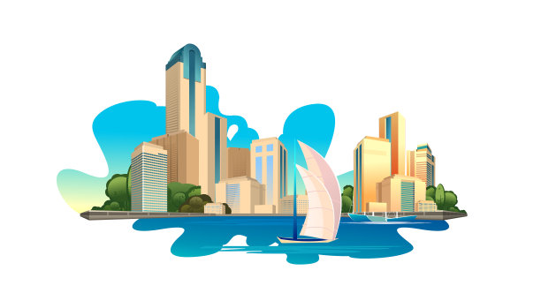 现代建筑的城市图片下载