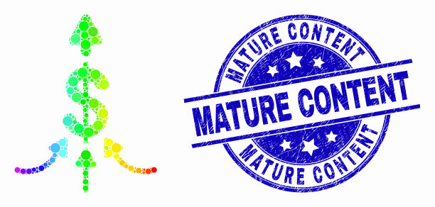 频谱像素化的支付聚合器图标图片下载