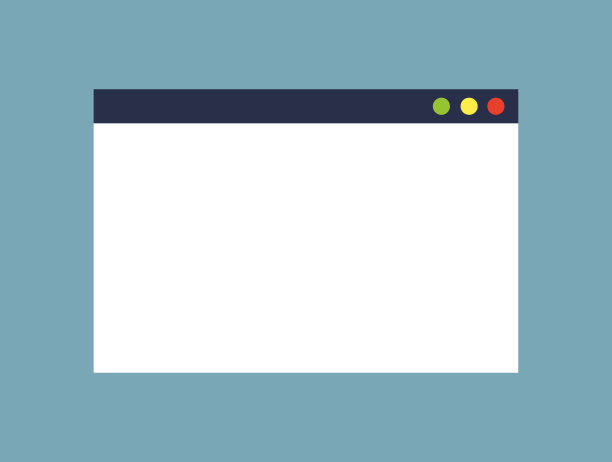 空白简单的浏览器窗口模型的计算机图片下载