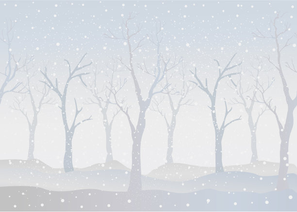 冬季树木的背景图片下载