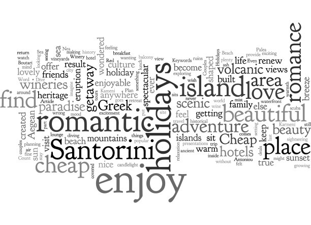 去圣托里尼岛度假图片下载