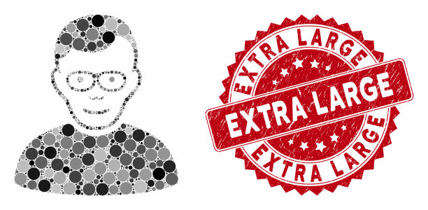 马赛克养老金与垃圾特大号密封图片下载