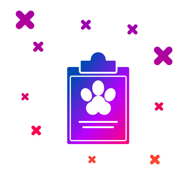 彩色剪贴板与医疗临床记录宠物图片下载