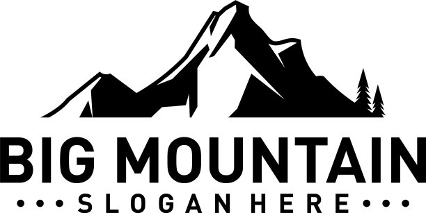 大山标志山标志模板图片下载