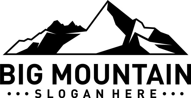 大山标志山标志模板图片下载
