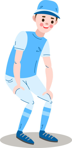 少年棒球运动员站在一个姿势图片下载