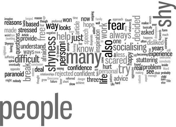 如何克服害羞图片下载