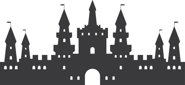 城堡标志图标设计图片下载