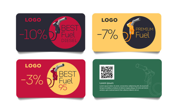 设置折扣卡与加油枪喷嘴图片下载