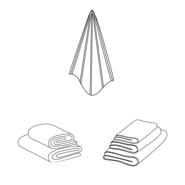 织物和卫生标志图片下载