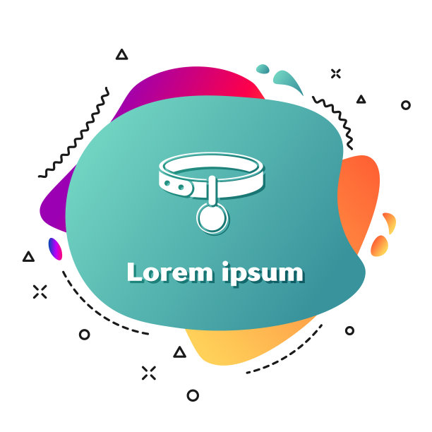 白领与名牌图标孤立在白色图片下载