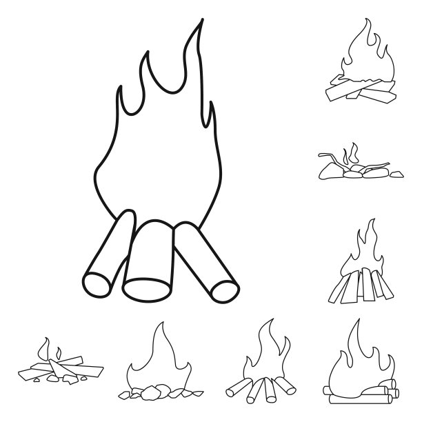 热和营地的象征图片下载