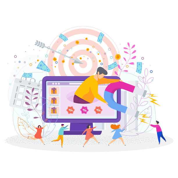 吸引潜在客户营销图片下载