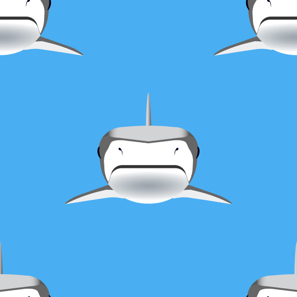 无缝模式鲨鱼脸水下图片下载