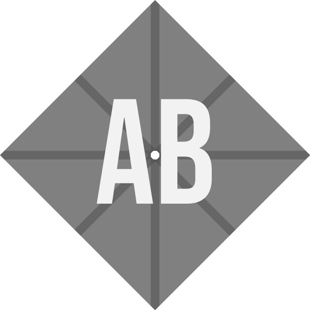 首字母标识ab模板设计图片下载