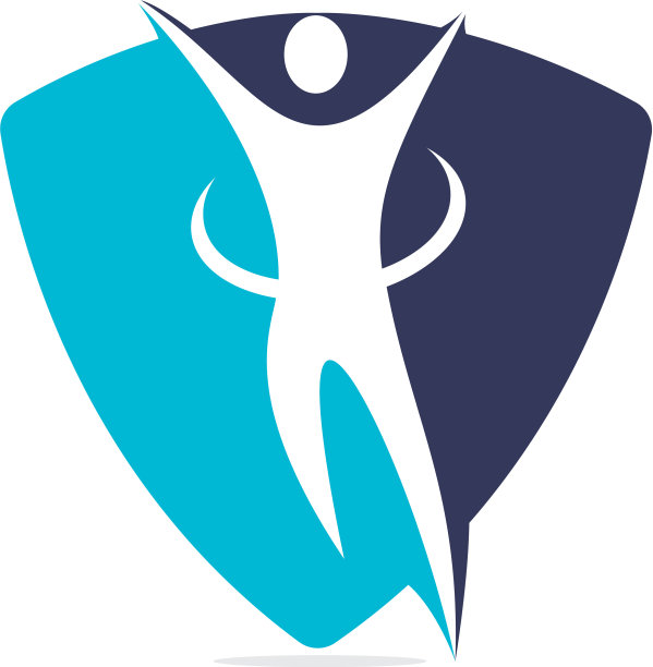 快乐人类标志设计图片下载