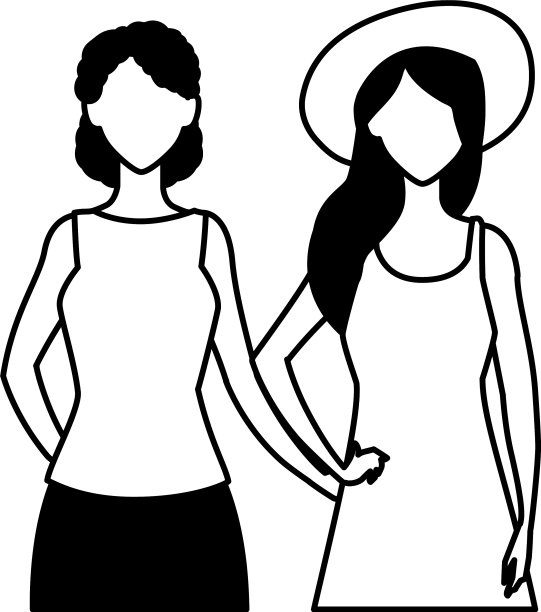 在白色衣服上摆出不同姿势的女性图片下载