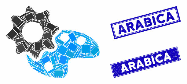 配置调色板马赛克和划伤矩形图片下载