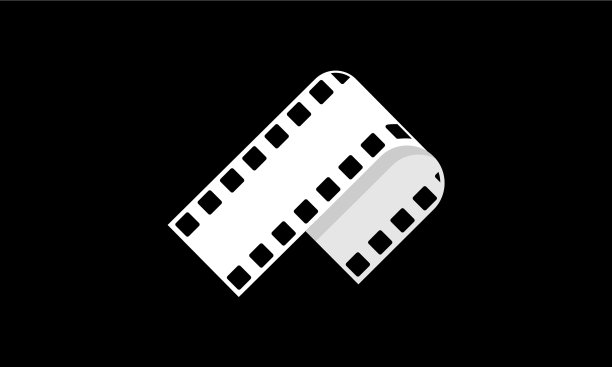 电影胶片电影院logo设计图片下载
