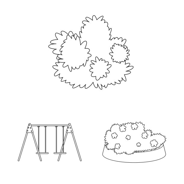 设计景观和自然标志集图片下载