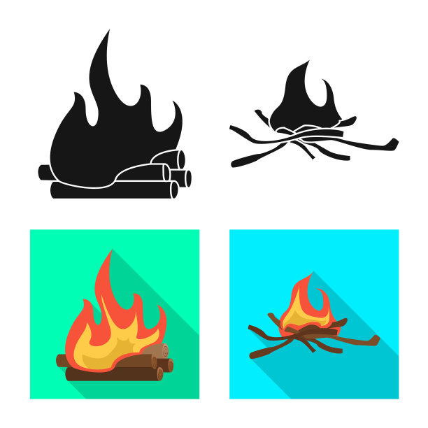 孤立的物体、危险和旅游标志图片下载