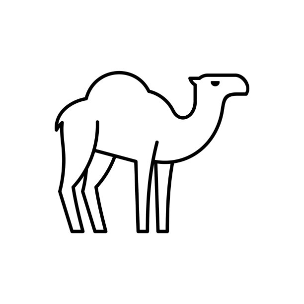 骆驼行图标图片下载
