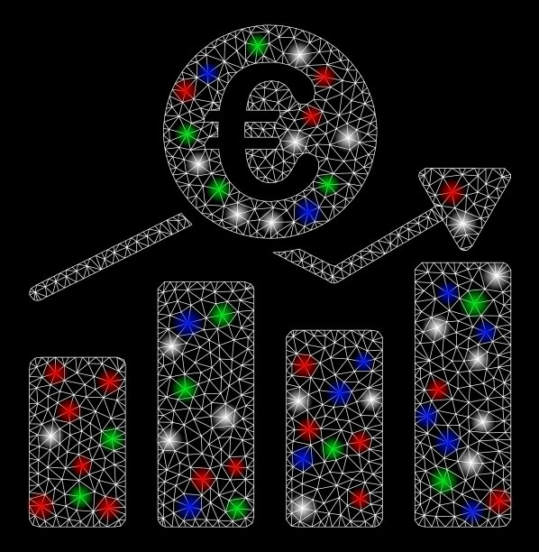 亮网钢丝架欧元业务图表图片下载