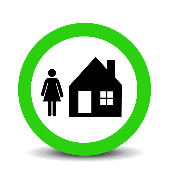 在家保持安全矢量插图图片下载