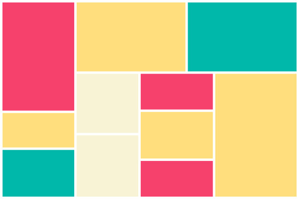 照片拼贴图案白色框架彩色图案图片下载