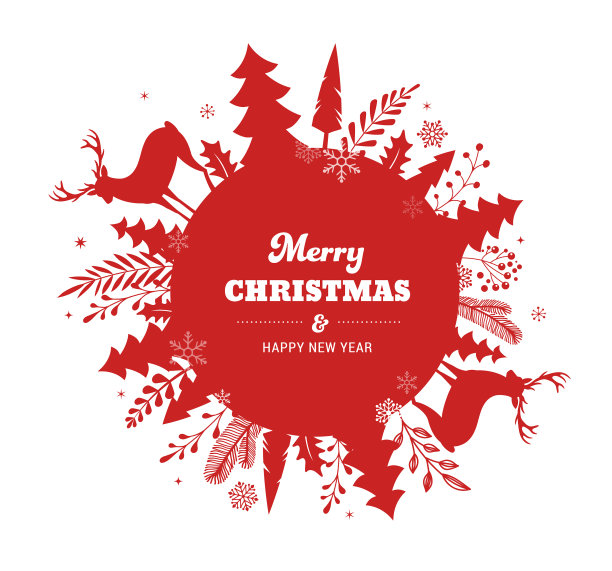 冬季背景圣诞快乐抽象图片下载