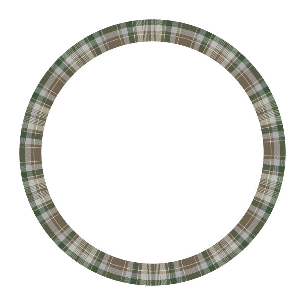 圆形框架复古图案设计模板图片下载