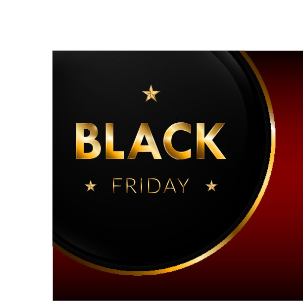 优雅的黑色星期五海报图片下载