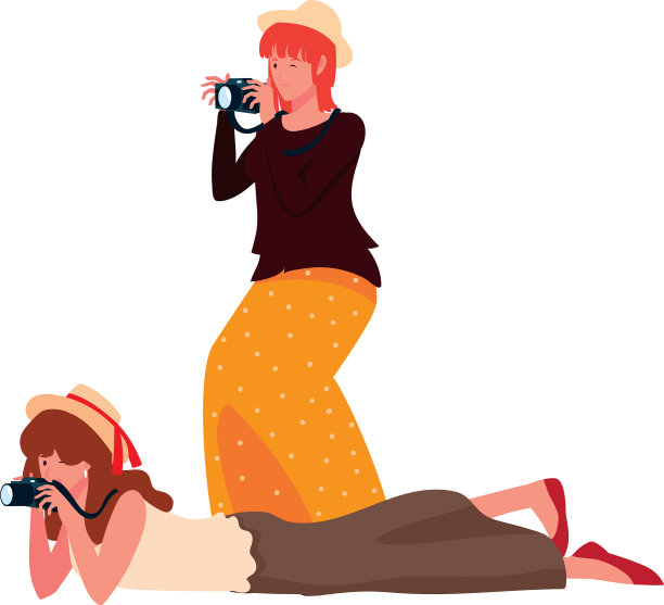女性拍照设计图片下载