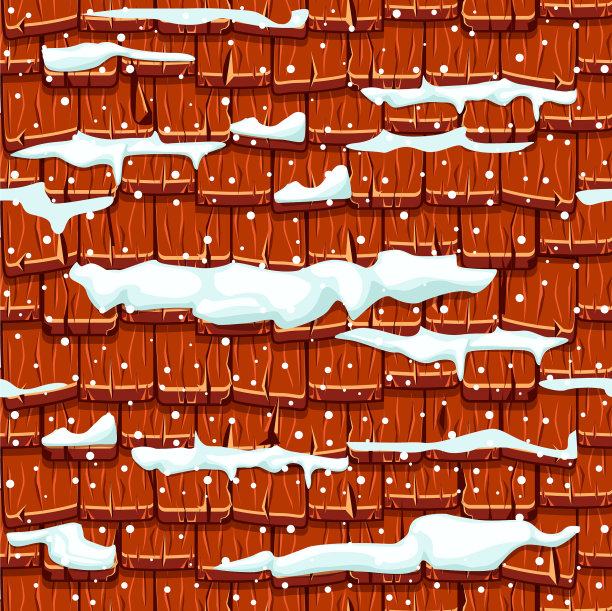 雪覆盖的无缝旧红木轮转图片下载