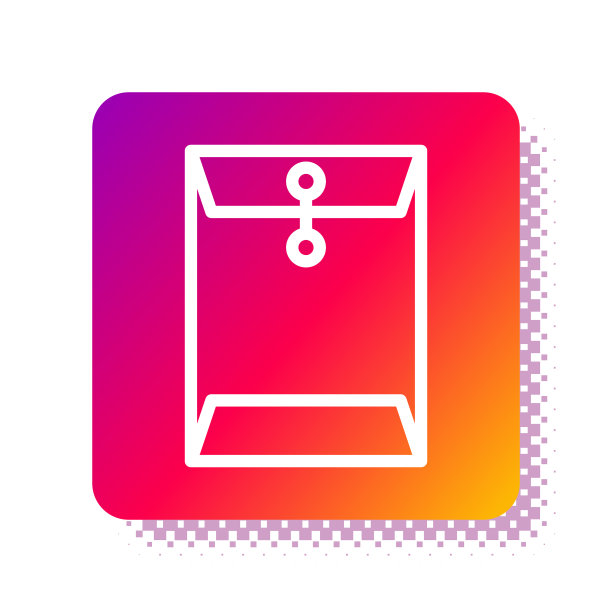 白色信封图标孤立在白色背景上图片下载