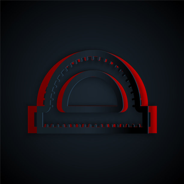 纸切量角器格栅测量度图片下载