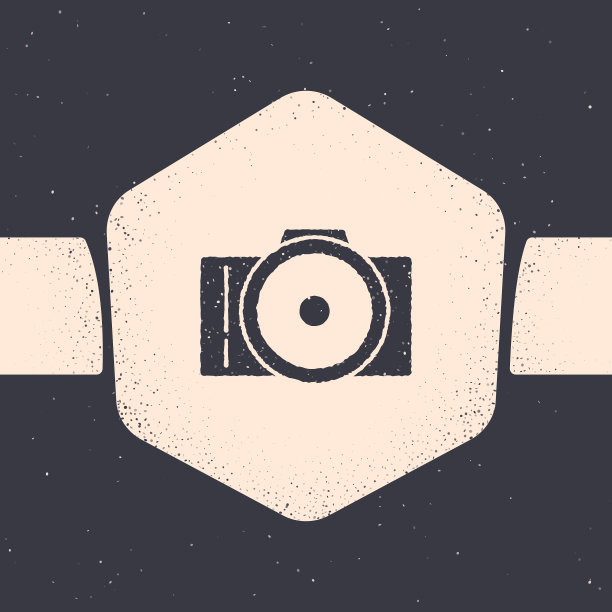 垃圾照片相机图标孤立在灰色图片下载