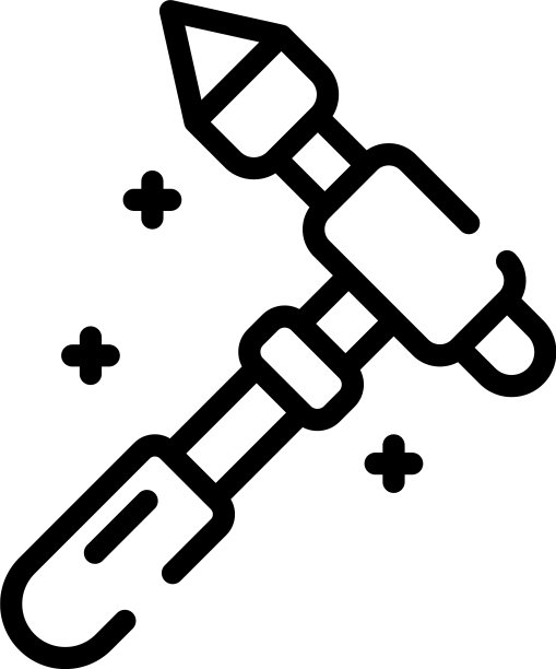 按摩工具图标轮廓风格图片下载