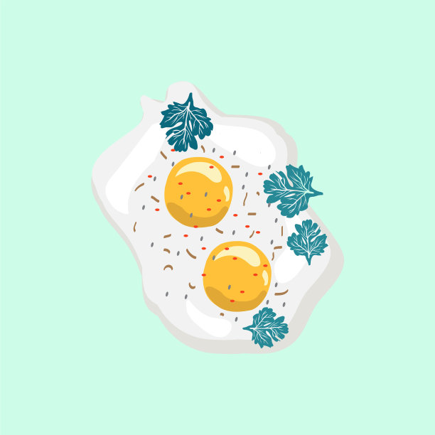 在白色背景下分离出鸡蛋蛋白质和蛋黄图片下载