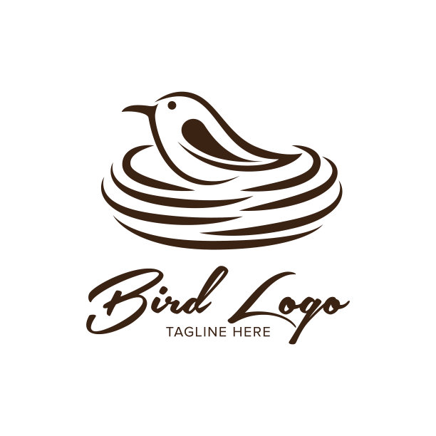 鸟的标志图片下载