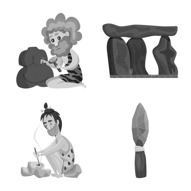 设计生存与历史符号集图片下载