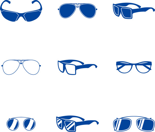 设置太阳镜图标模板眼镜极客图片下载