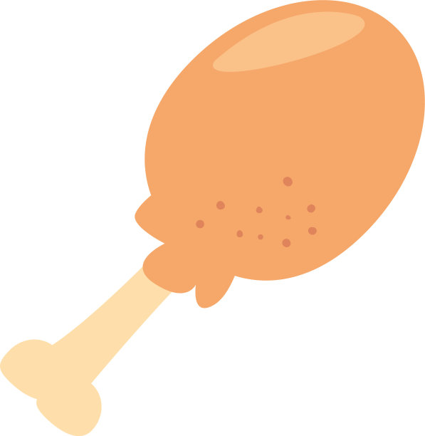 孤立的小鸡图标设计图片下载