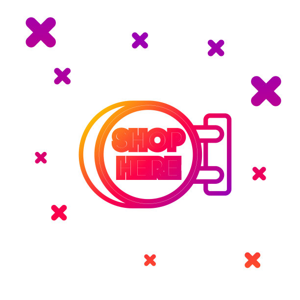 彩线招牌上挂着题字图片下载