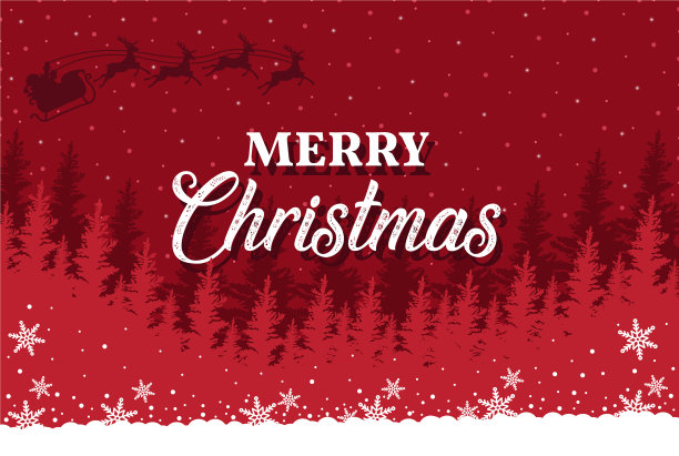 圣诞快乐海报新年快乐图片下载