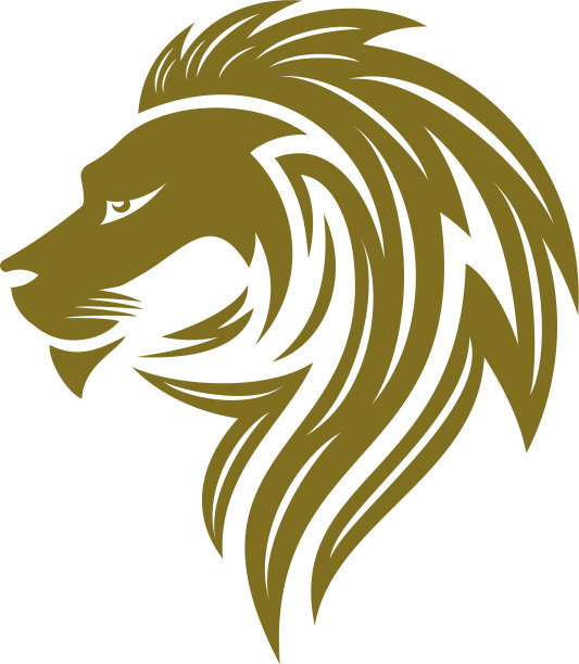 狮子标志设计模板图片下载