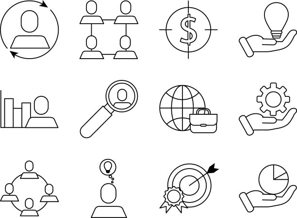 捆绑商业成功图标图片下载