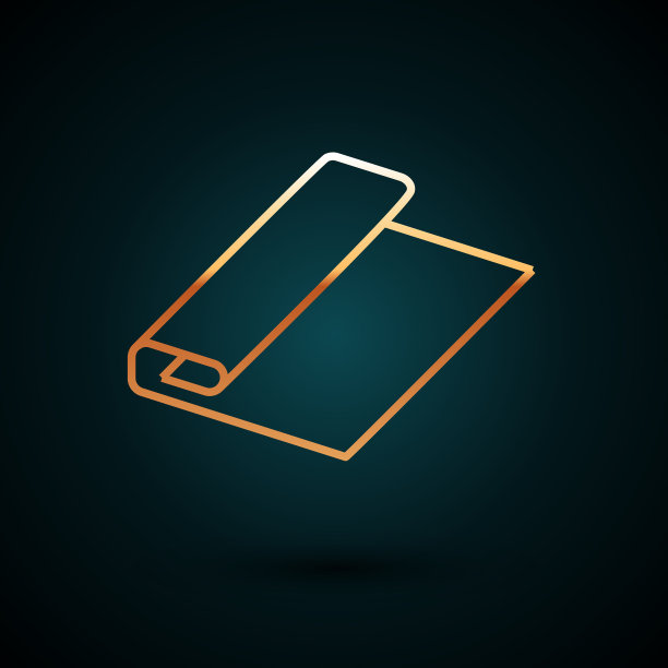 金线纺织品织物辊上的图标隔离图片下载