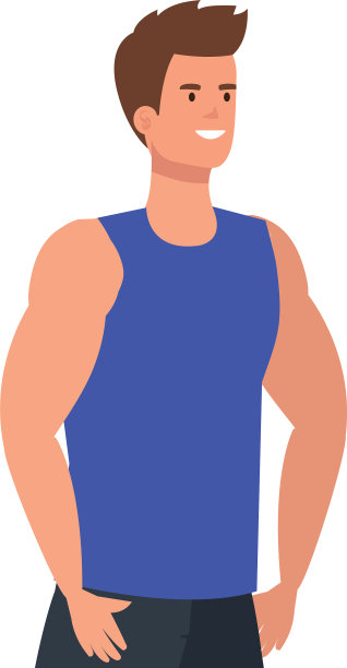 年轻运动员的化身图片下载