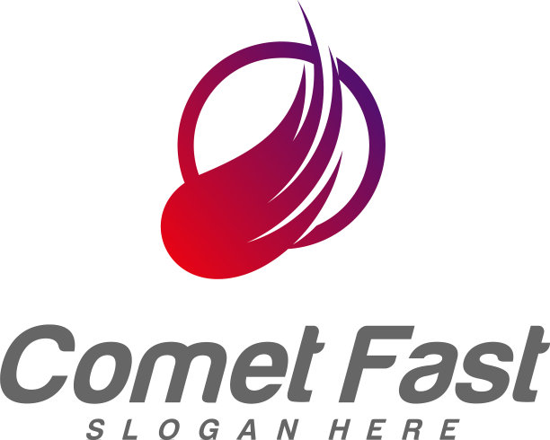 彗星标志彗星标志设计模板图标符号图片下载